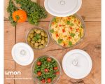 ست ظرف شیشه ای و کیومی   تاریخ دار