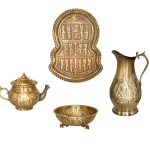 سرویس پا سماوری برنجی