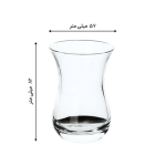 استکان کاهی طرح دار 12 پاشاباغچه 42021 دست