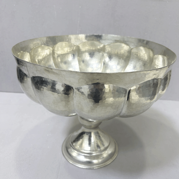 کاسه سلجوقی پایه دار سفید سایز 5