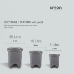 سطل پدالی بزرگ لیمون الوان